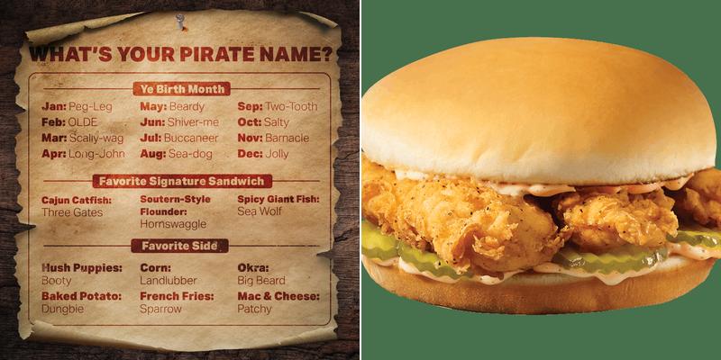 Captain D's Menu