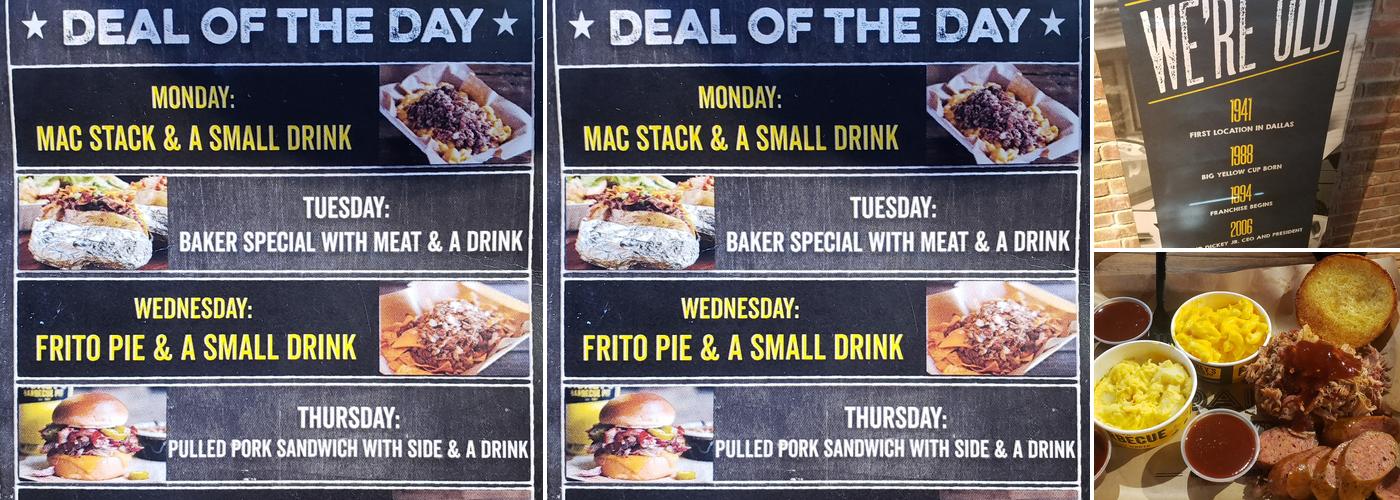 Dickey's Barbecue Pit Menu
