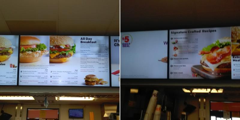 McDonald's Menu