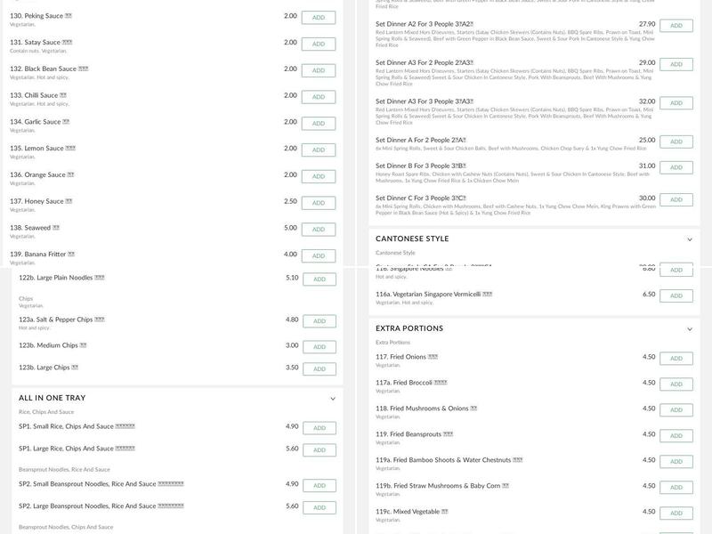 Good Choice Cuisine. Menu