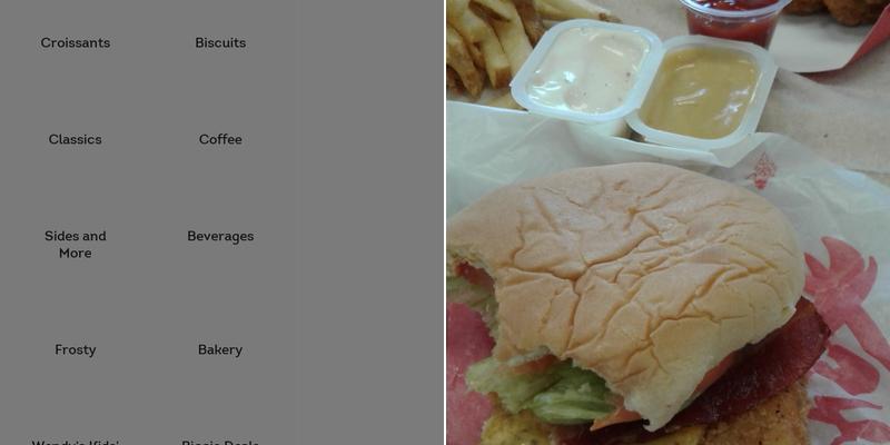 Wendy's Menu