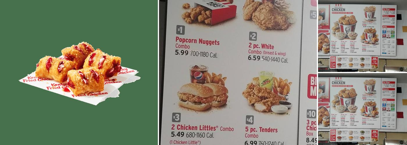 KFC Menu