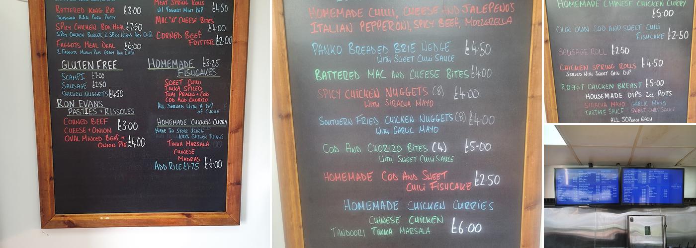 Rest Bay Fish Bar Menu