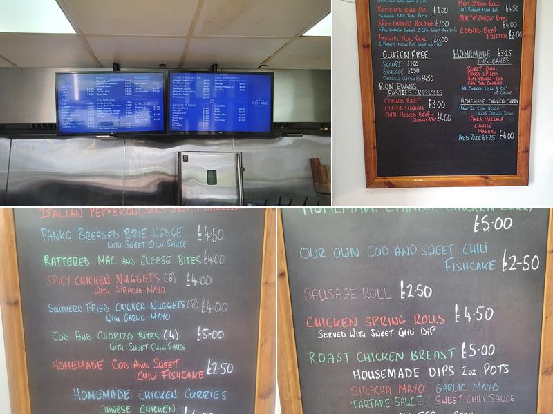 Rest Bay Fish Bar Menu