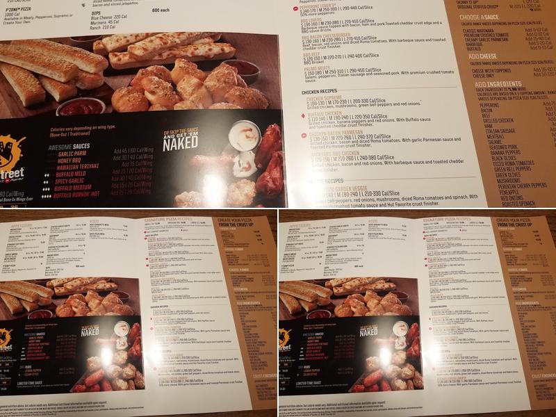 Pizza Hut Menu