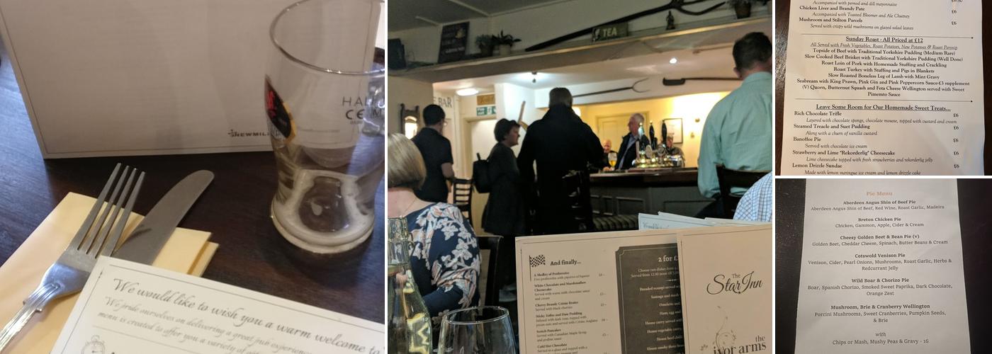 The Star Inn - Treoes Menu