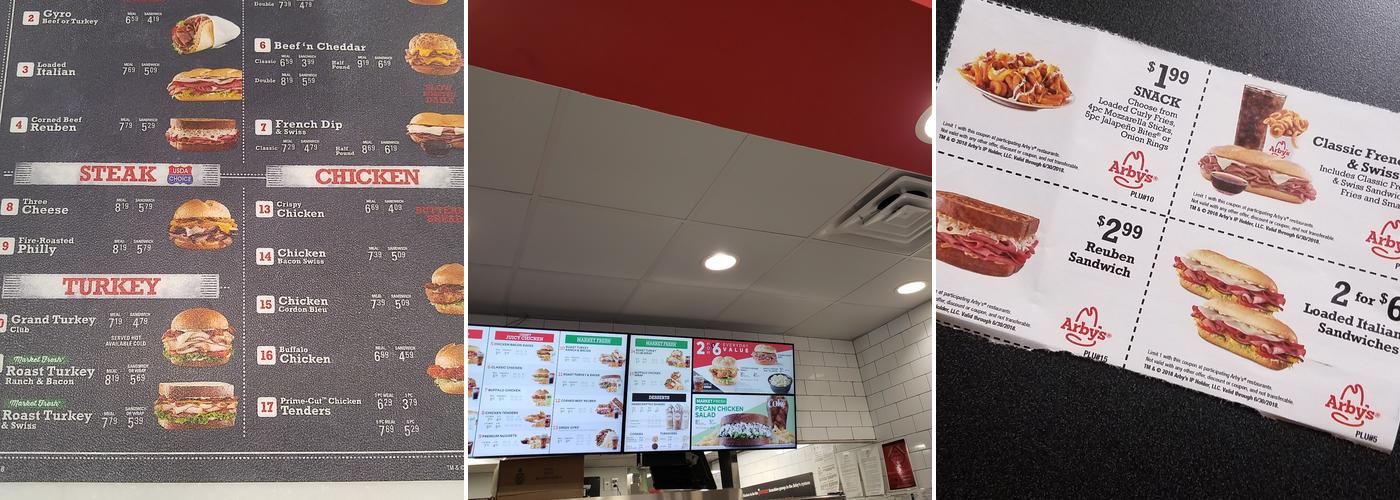 Arby's Menu
