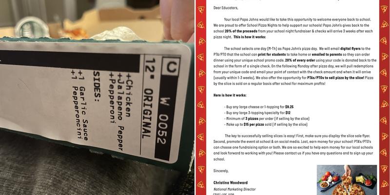 Papa Johns Pizza Menu