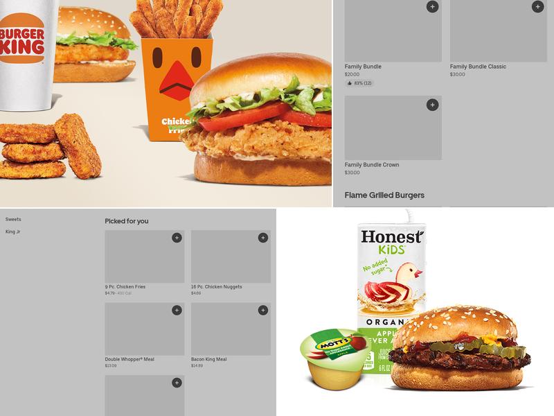 Burger King Menu