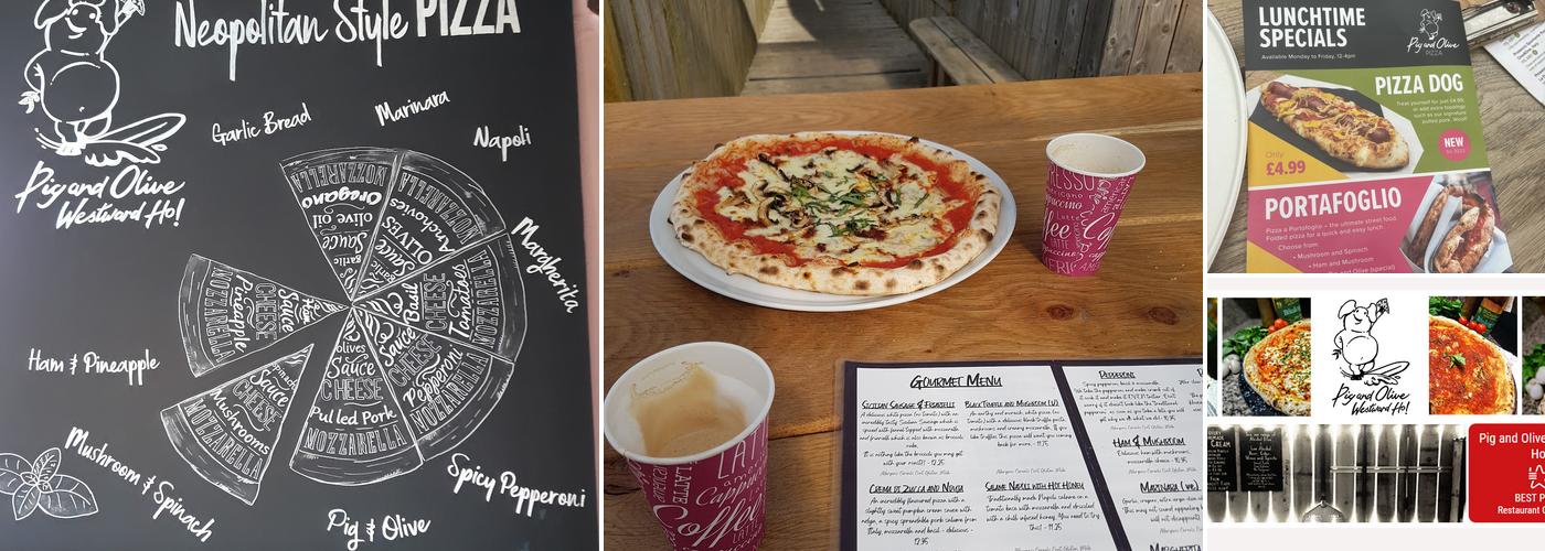 Pig and Olive, Westward Ho! Menu