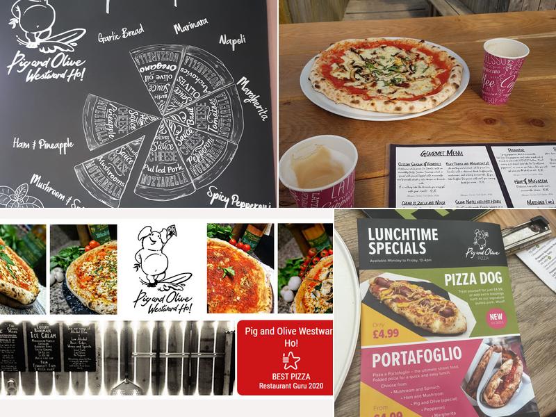 Pig and Olive, Westward Ho! Menu