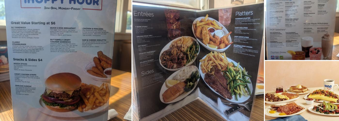 IHOP Menu