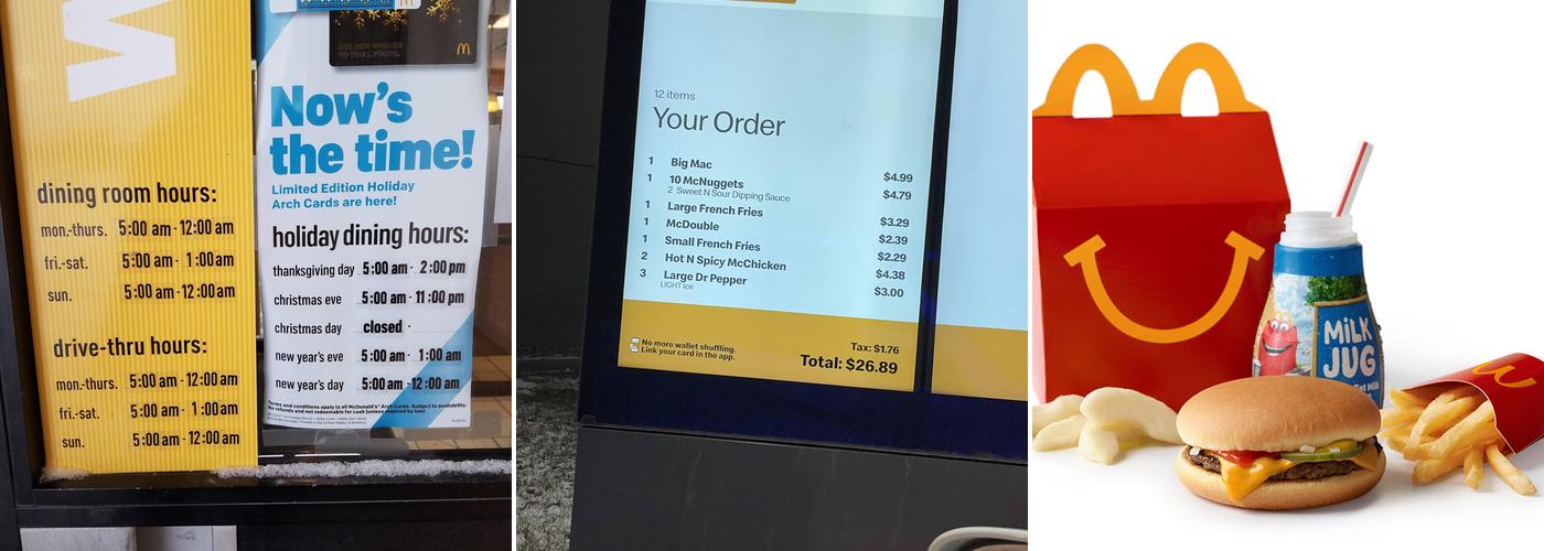 McDonald's Menu
