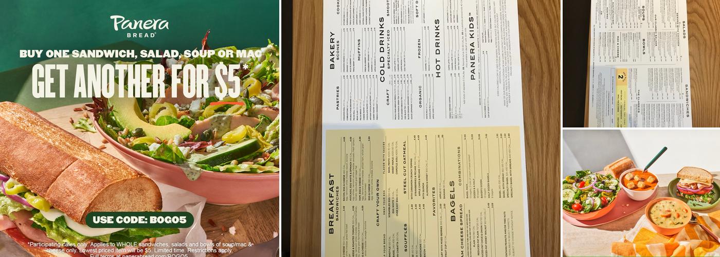 Panera Bread Menu