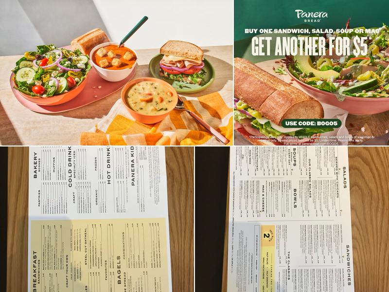 Panera Bread Menu