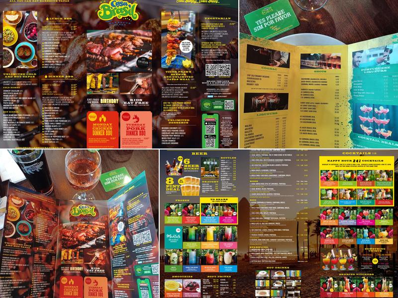 Casa Brasil Southampton Menu