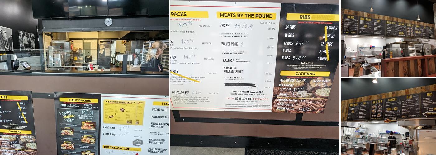 Dickey's Barbecue Pit Menu