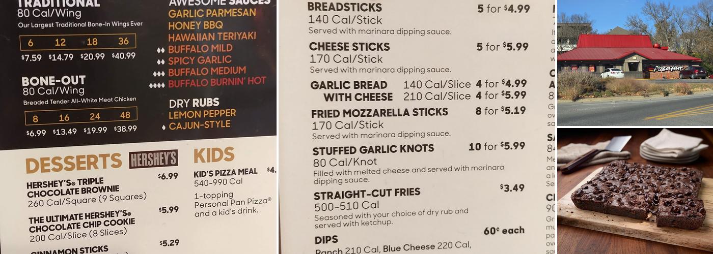 Pizza Hut Menu