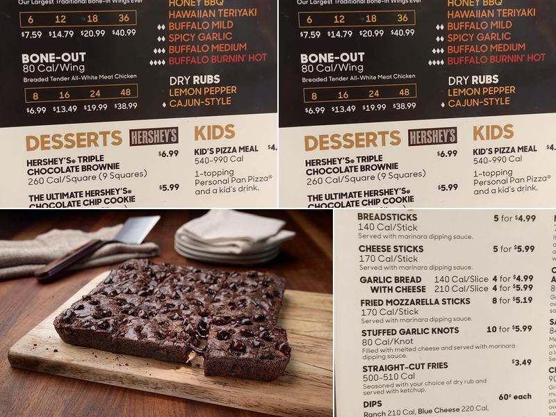 Pizza Hut Menu