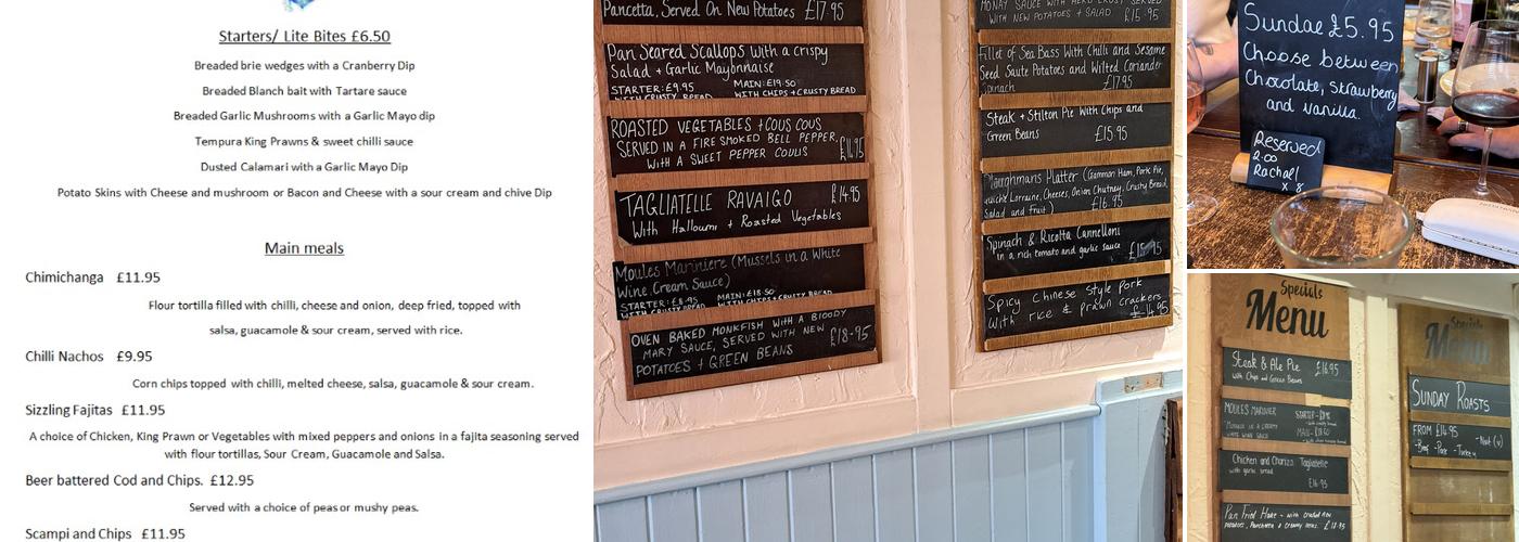 The Wayfarer Inn Menu