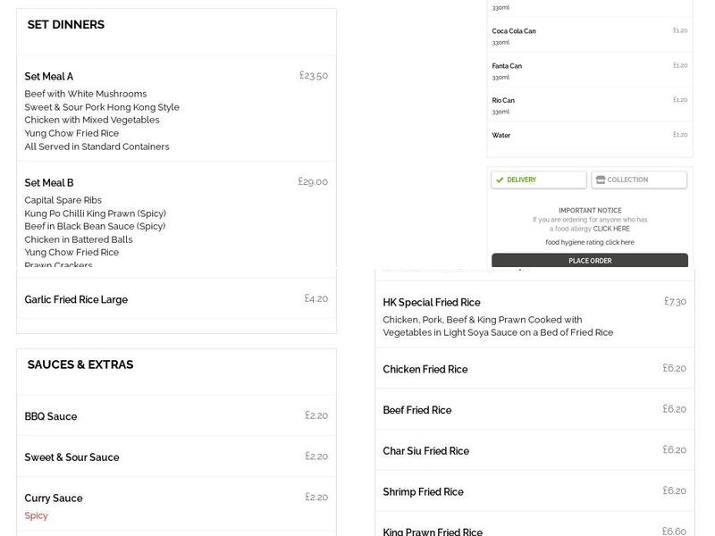 Hello Kitchen Chinese Menu