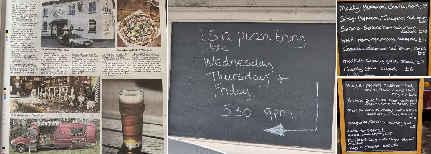 It's a Pizza Thing Menu