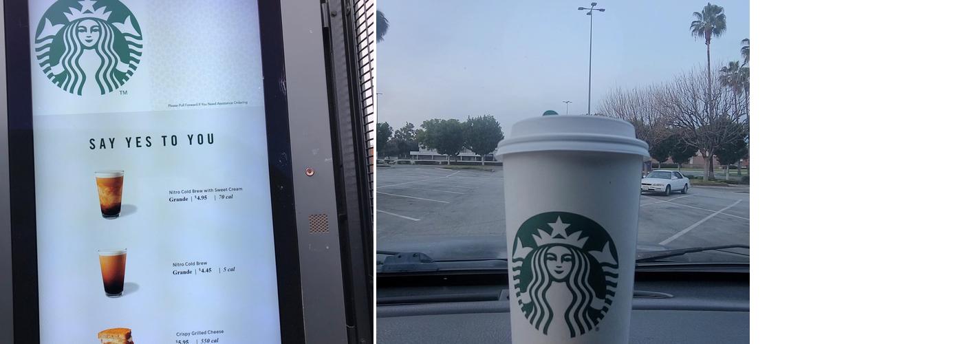 Starbucks Menu
