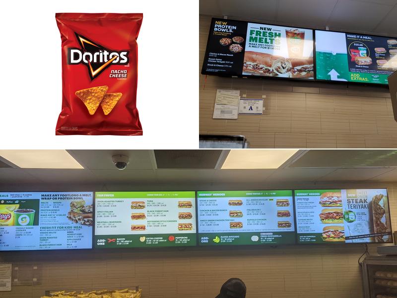 Subway Menu
