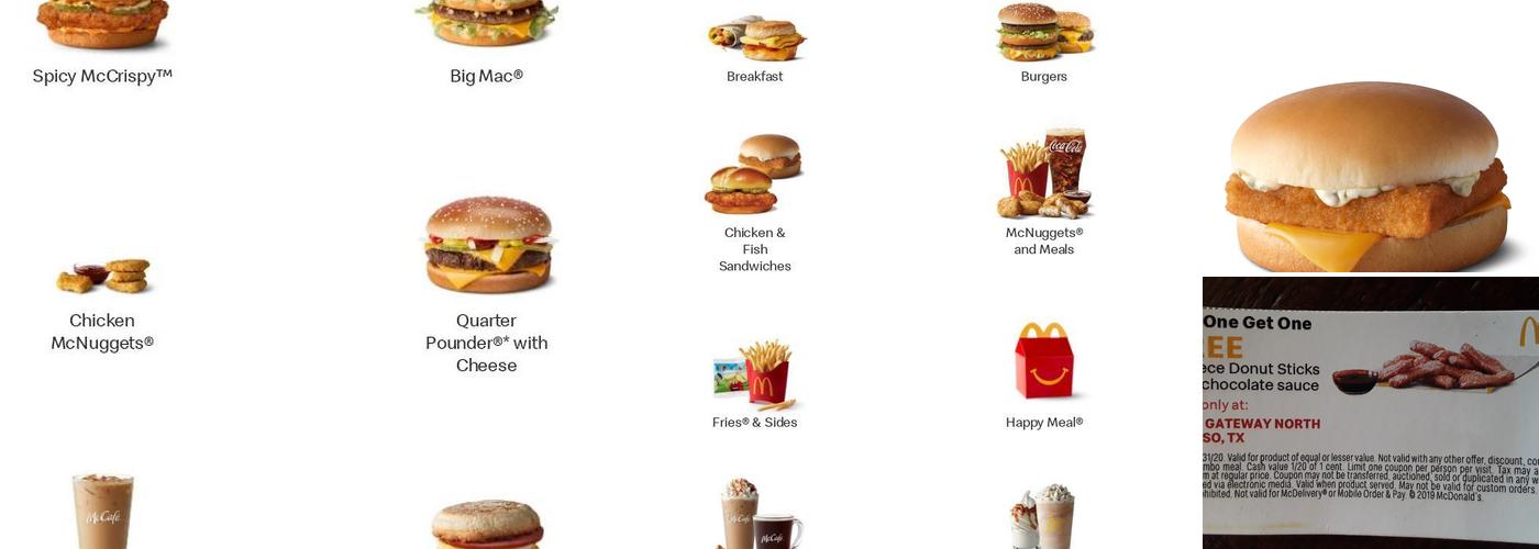 McDonald's Menu
