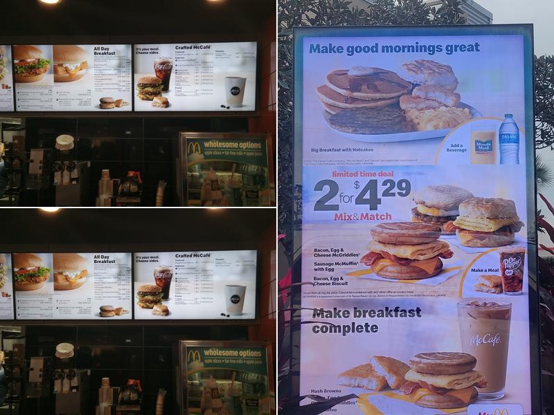 McDonald's Menu