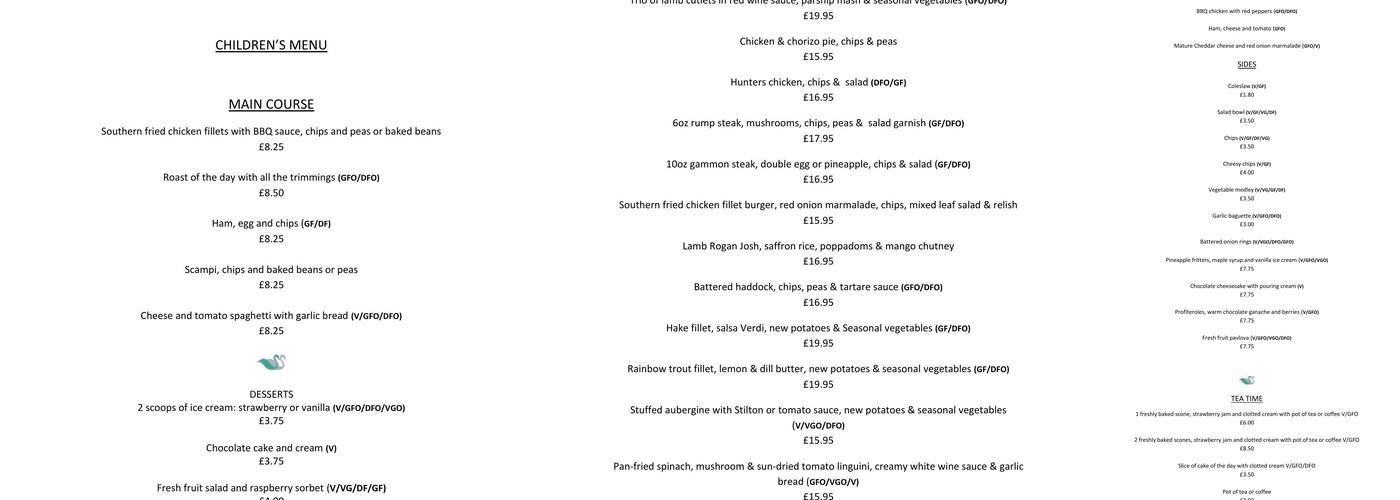 Hornsbury Mill Hotel & Wedding Venue in Somerset Menu