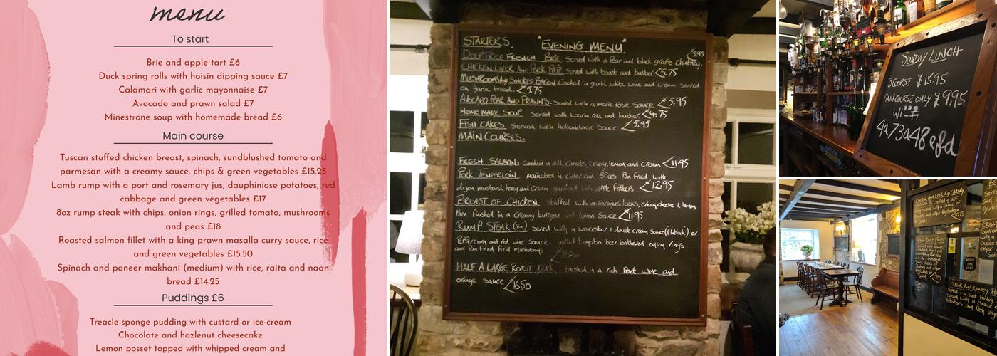 The Flintlock Inn Menu