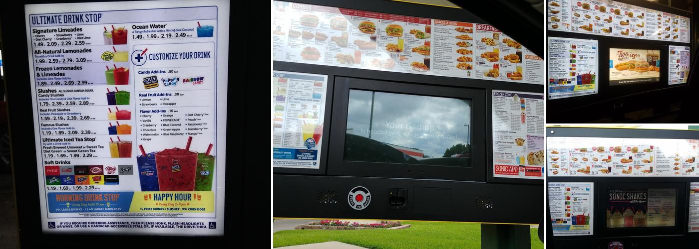 Sonic Drive-In Menu