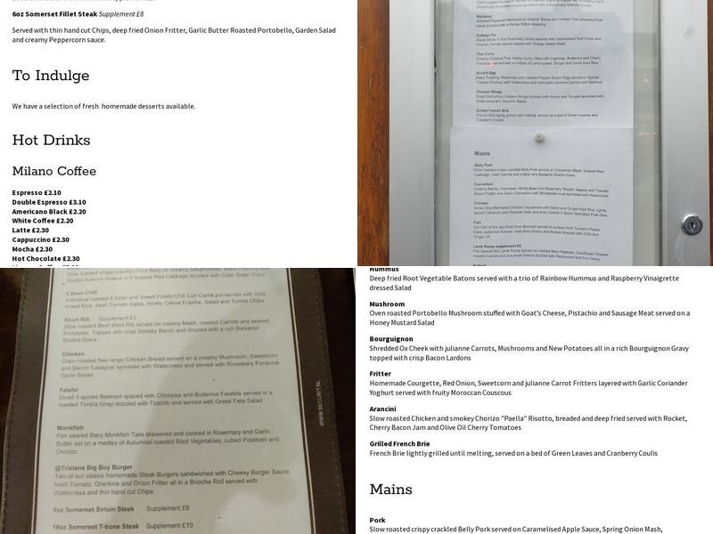 @Tristans Menu
