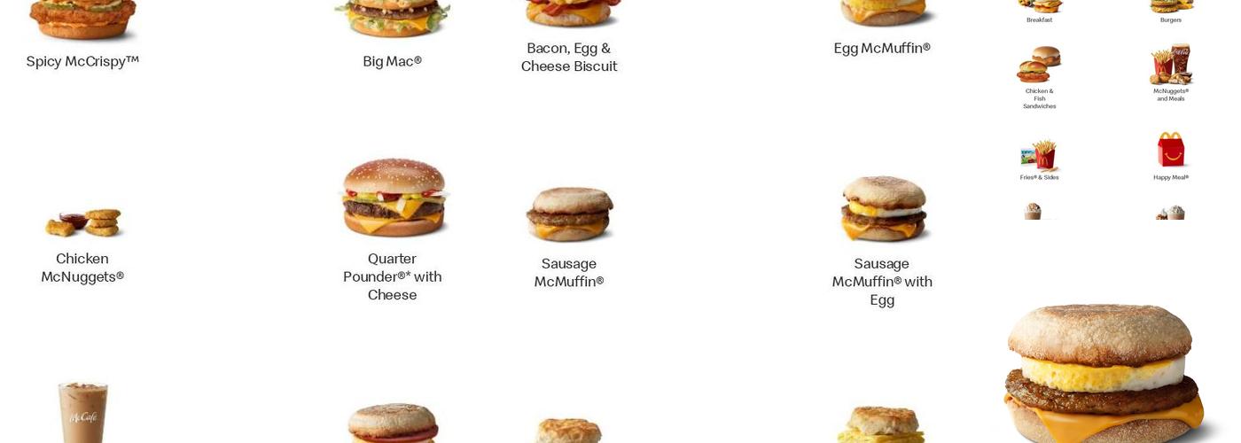 McDonald's Menu