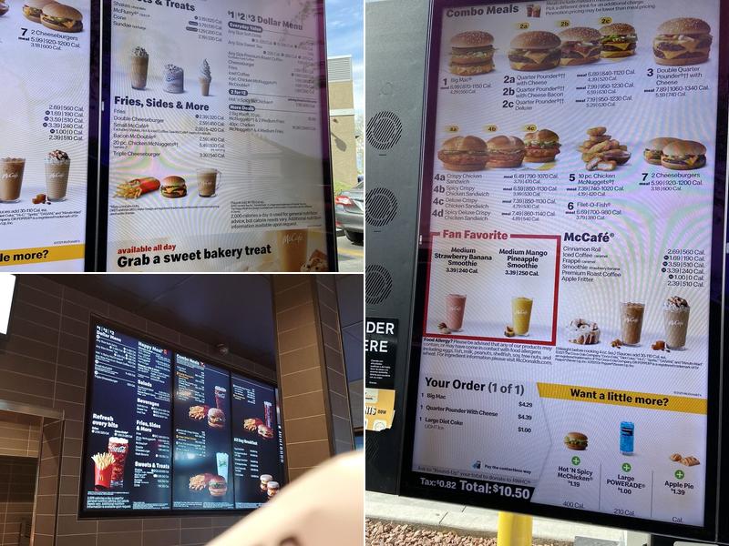 McDonald's Menu