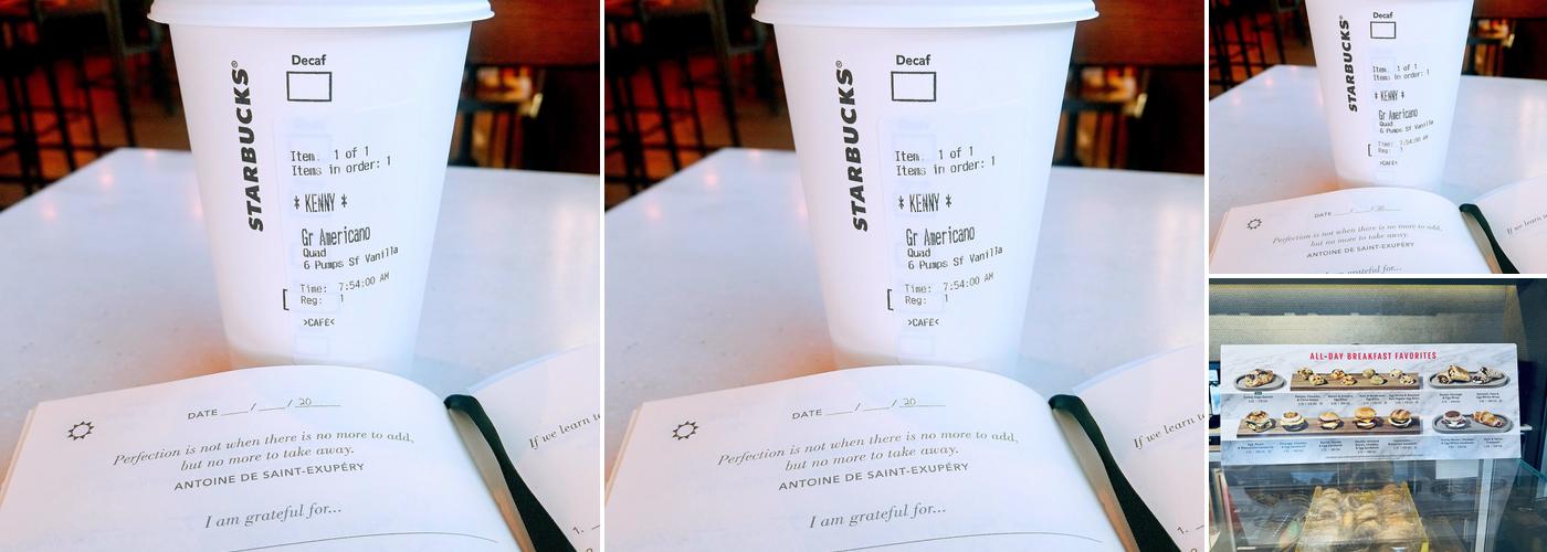 Starbucks Menu