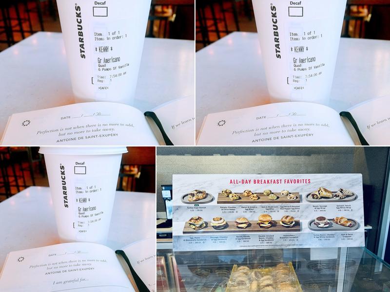 Starbucks Menu