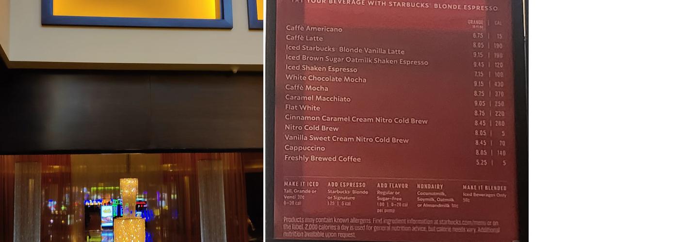 Starbucks Menu