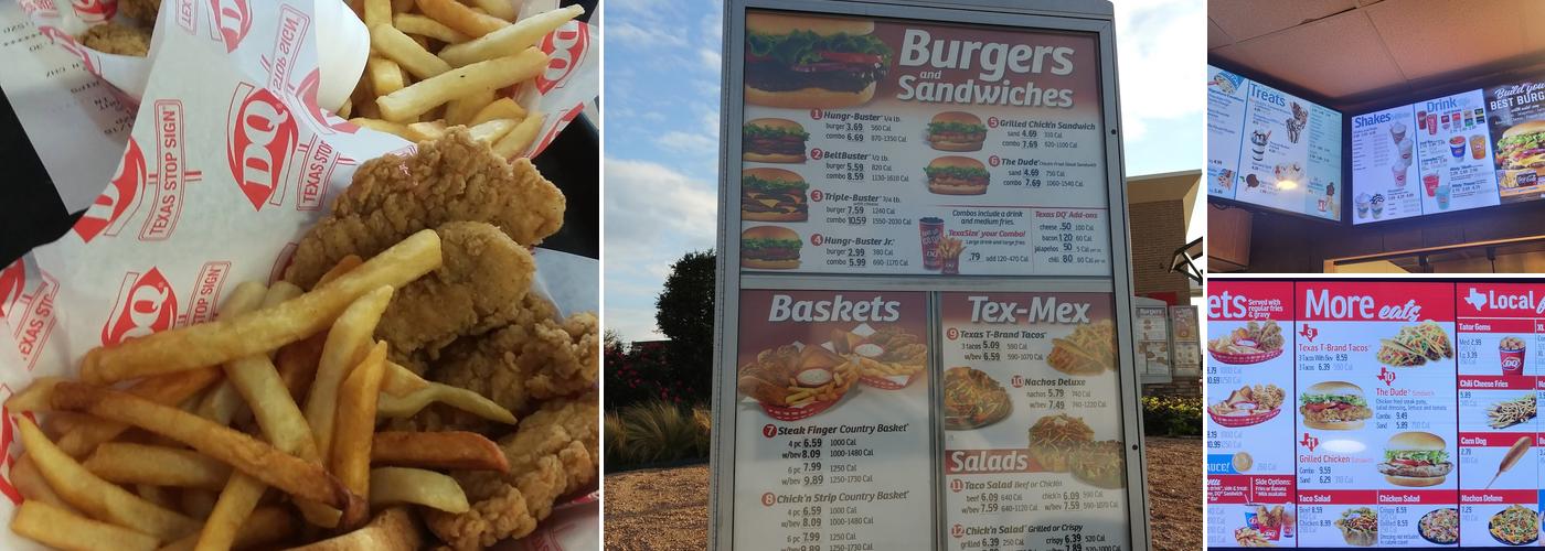 Dairy Queen Menu