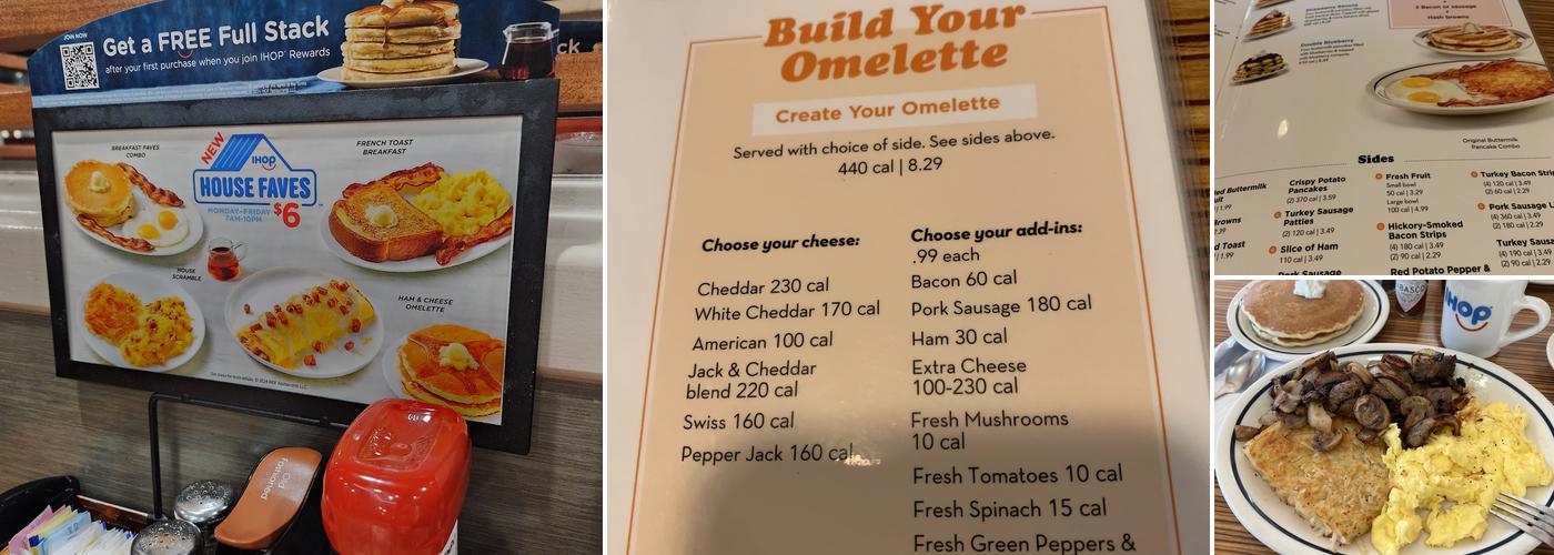 IHOP Menu