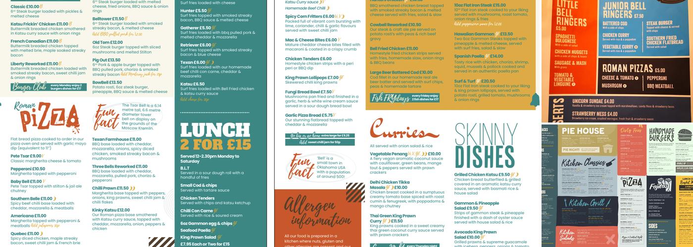 The Bell Inn Pub & Kitchen Menu