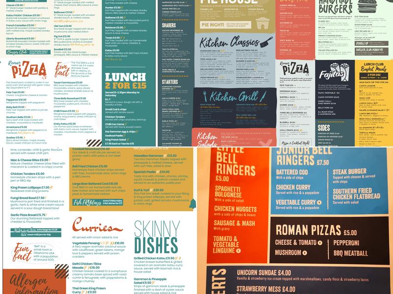 The Bell Inn Pub & Kitchen Menu