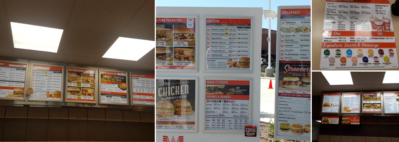 Whataburger Menu