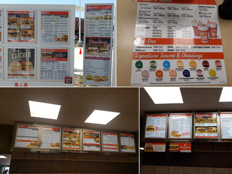 Whataburger Menu