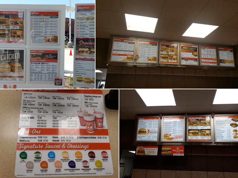 Whataburger Menu