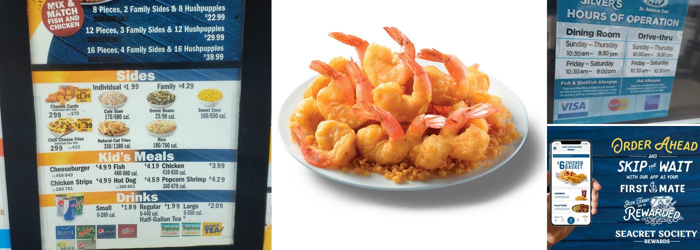 Long John Silver's | A&W Menu