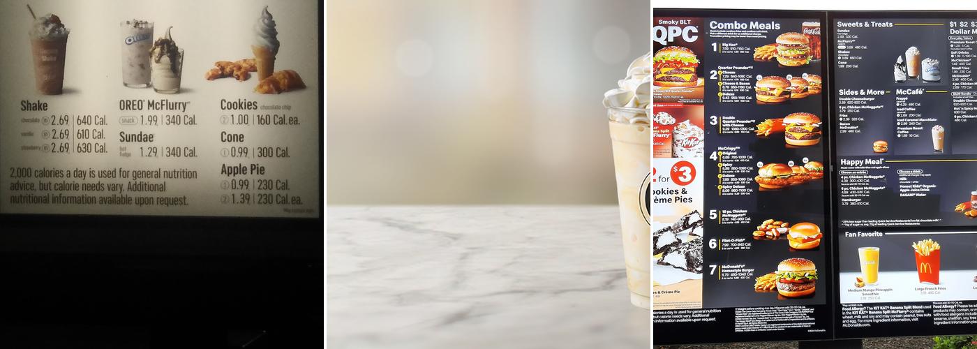 McDonald's Menu