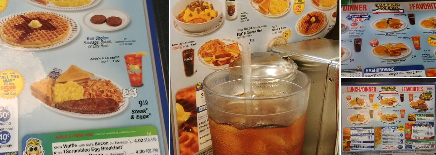 Waffle House Menu