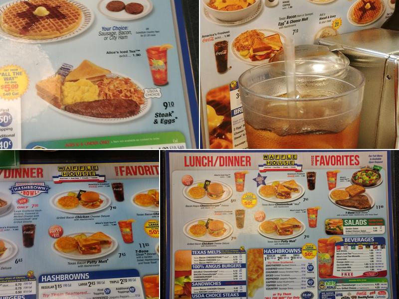 Waffle House Menu